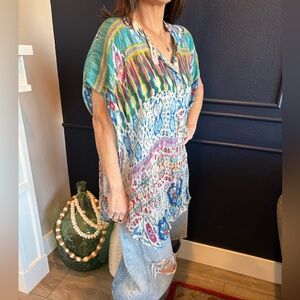 Rare Johnny Was Silk BEAUTIFUL Woman’s Tunic